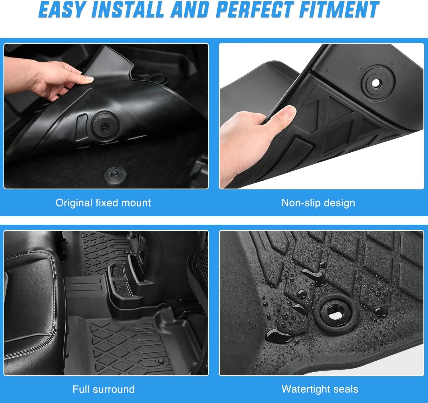 2014-2021 Mitsubishi Outlander TPE Floor Mats