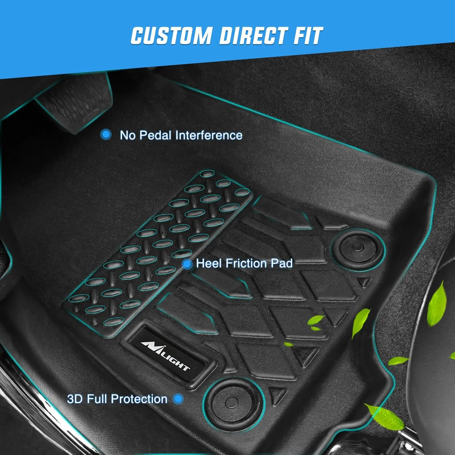 2014-2021 Mitsubishi Outlander TPE Floor Mats