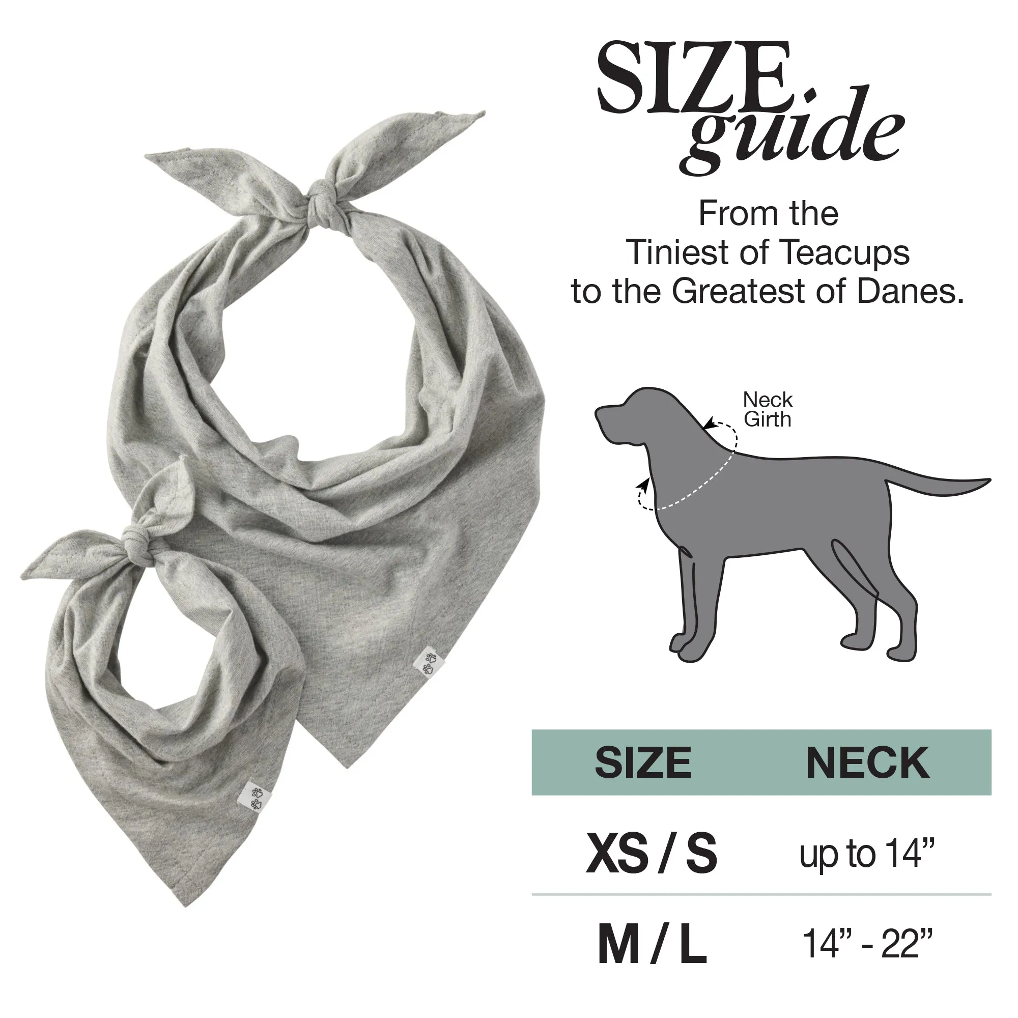 BANDIT - THE PET BANDANA, 2-PACK