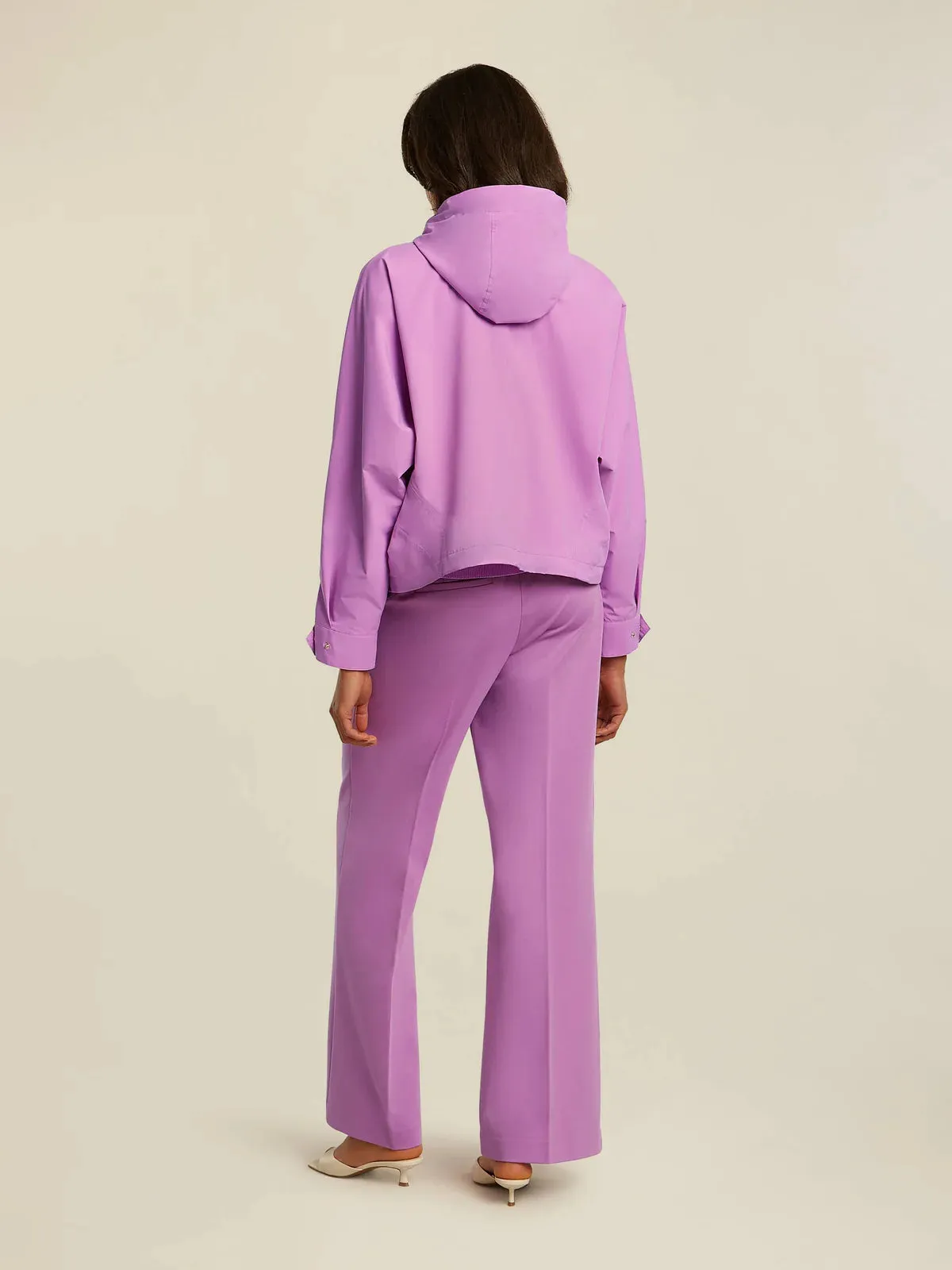 Beaumont French Mauve Delia Rain Jacket