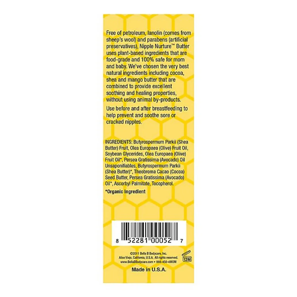 Bella B Nipple Nurture Butter for Breastfeeding Moms 2 oz