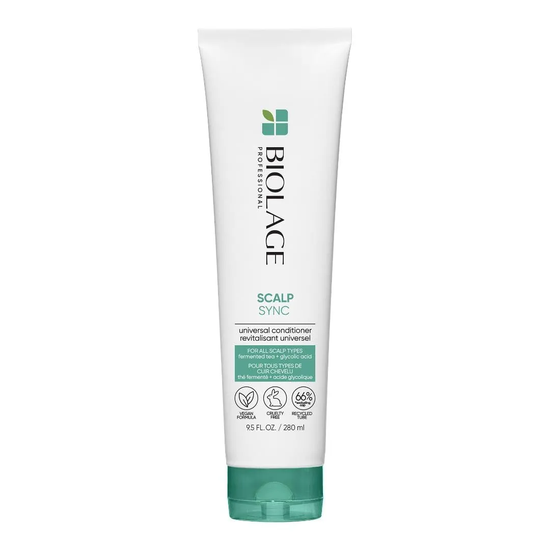Biolage Scalp Sync Universal Conditioner | Lightweight Conditioner | Nourishes Hair & Promotes Healthy Scalp | Fermented Tea & Glycolic Acid | Sulfate-Free | Paraben-Free | For All Scalp Types
