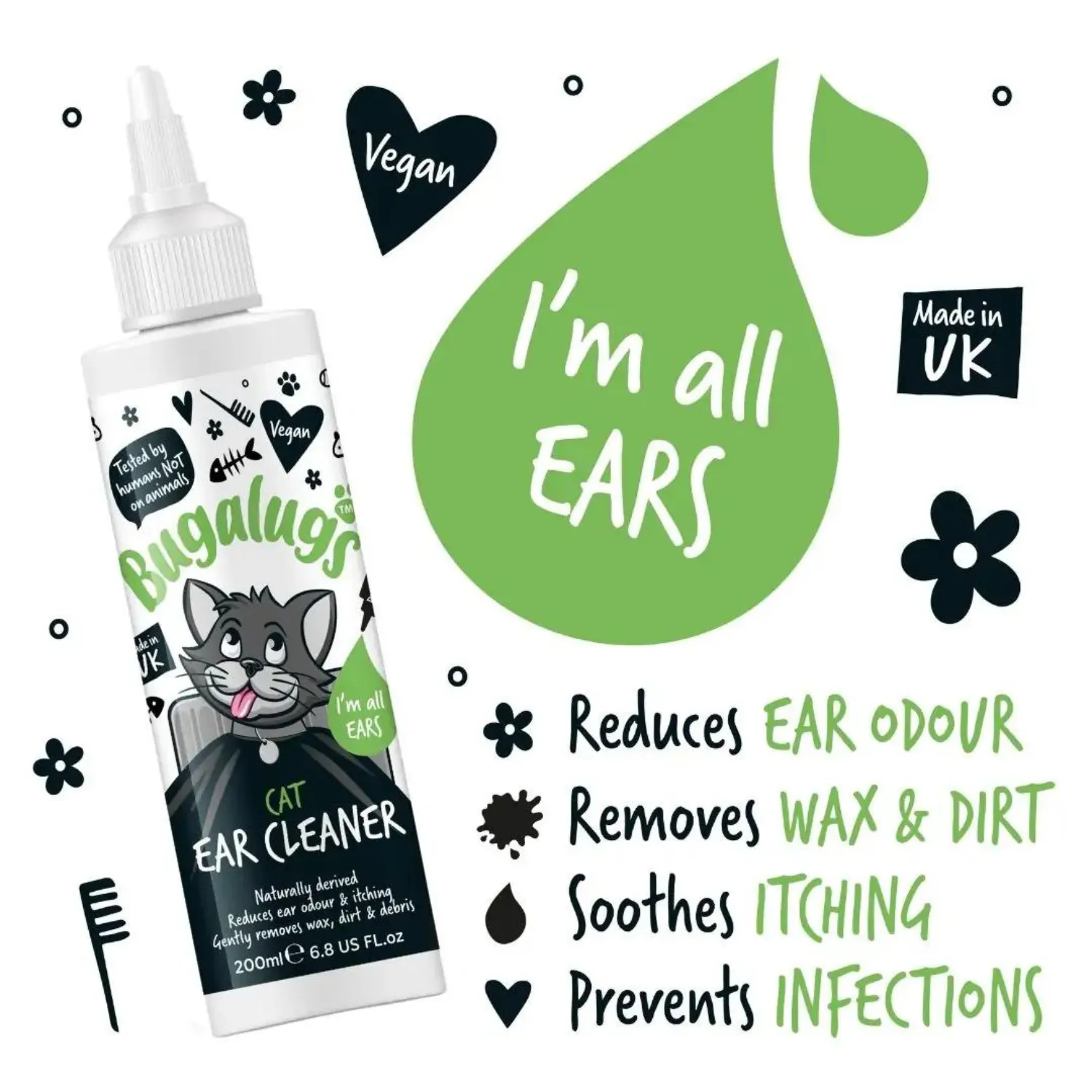 Cat Ear Cleaner Solution