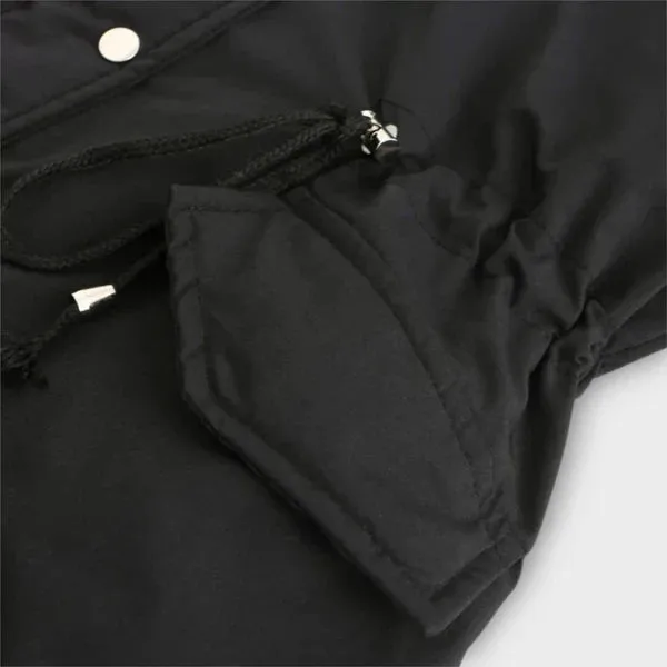Celine Chic Winter Jacket with Fur