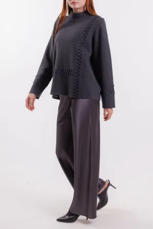 CROSS STITCH DOLMAN TOP