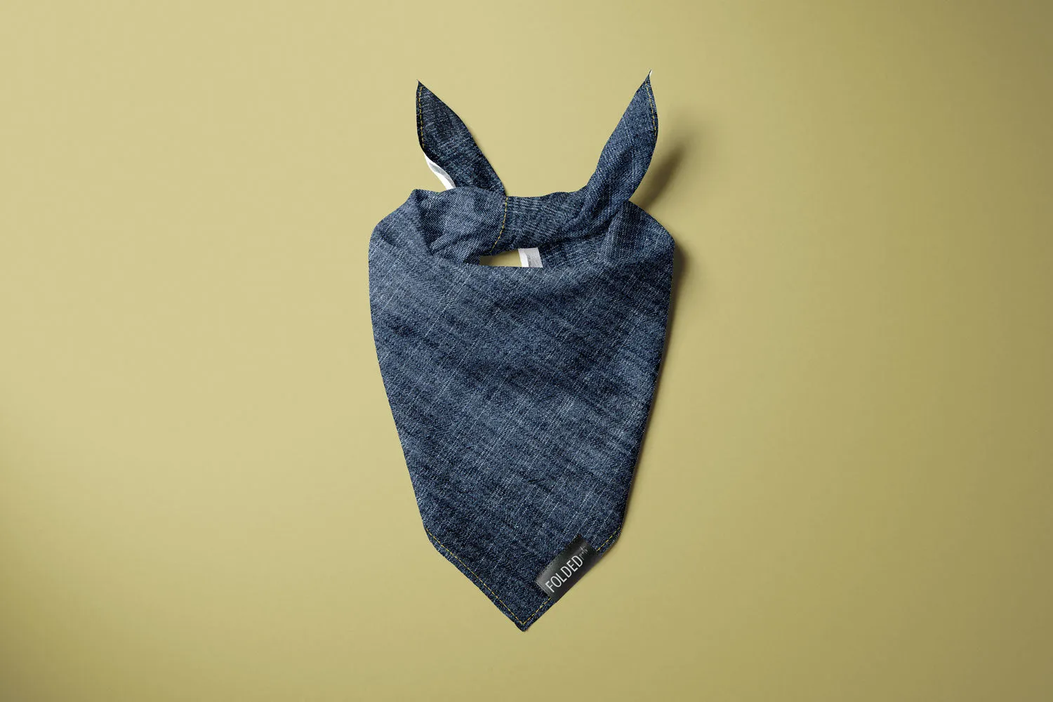 Denim on Denim - Dog Bandana with Optional Personalised Embroidery