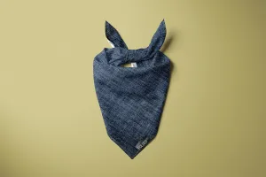 Denim on Denim - Dog Bandana with Optional Personalised Embroidery