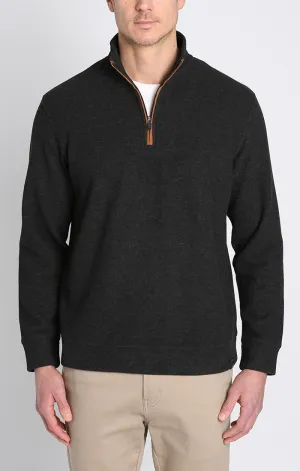Dongan Wool Blend Quarter Zip