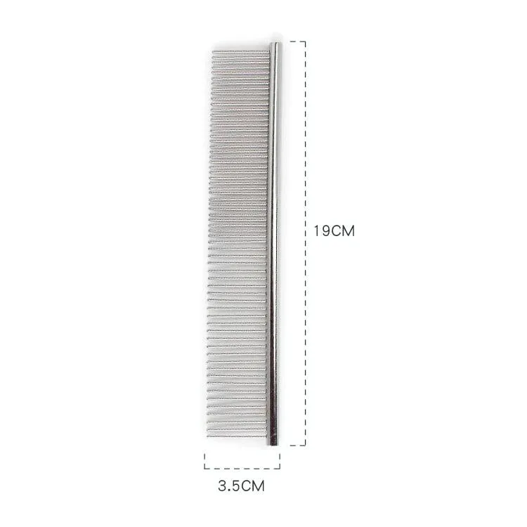 Double Density Pet Comb For Fluffy Hair 19Cm