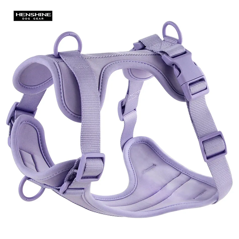 Double Dog Leash PVC Comfortable and breathable Dog Harness and leash set Adjustable Chest Strap Collars-f- Harnesses & Leashes