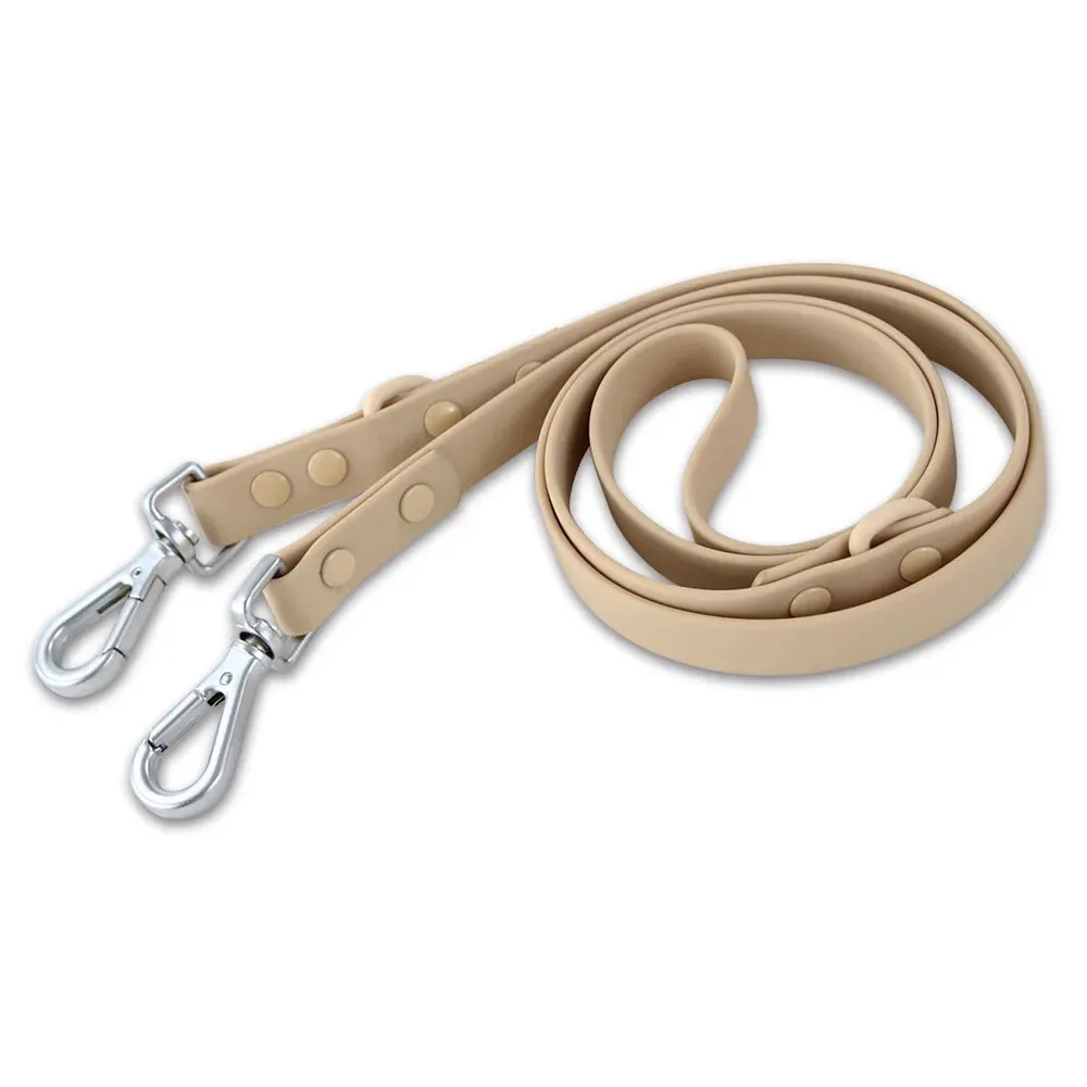 Double Dog Leash PVC Comfortable and breathable Dog Harness and leash set Adjustable Chest Strap Collars-f- Harnesses & Leashes