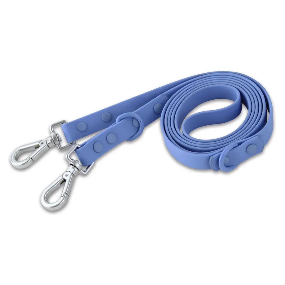 Double Dog Leash PVC Comfortable and breathable Dog Harness and leash set Adjustable Chest Strap Collars-f- Harnesses & Leashes