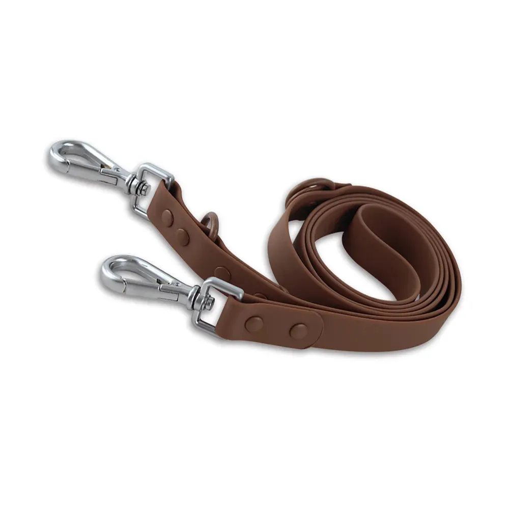 Double Dog Leash PVC Comfortable and breathable Dog Harness and leash set Adjustable Chest Strap Collars-f- Harnesses & Leashes