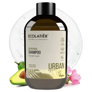 ECOLATIÈR Shampoo for Women Nourishing for Dry Hair with Avocado Oil, Vegan, 97.8% Natural Ingredients, Moisturizing, Non-Toxic for Dry Scalp, Daily Use, 20.3 Fl Oz / 600ml