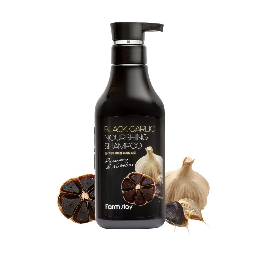 Farmstay Black Garlic Nourishing Shampoo (530ml)