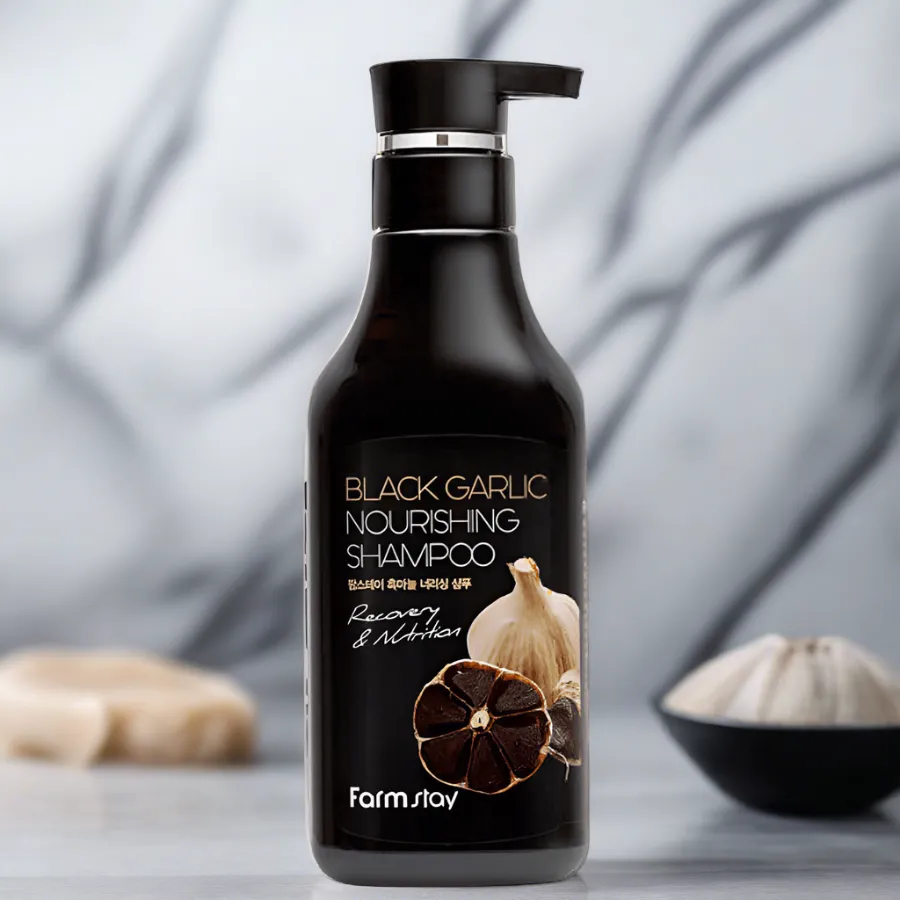 Farmstay Black Garlic Nourishing Shampoo (530ml)