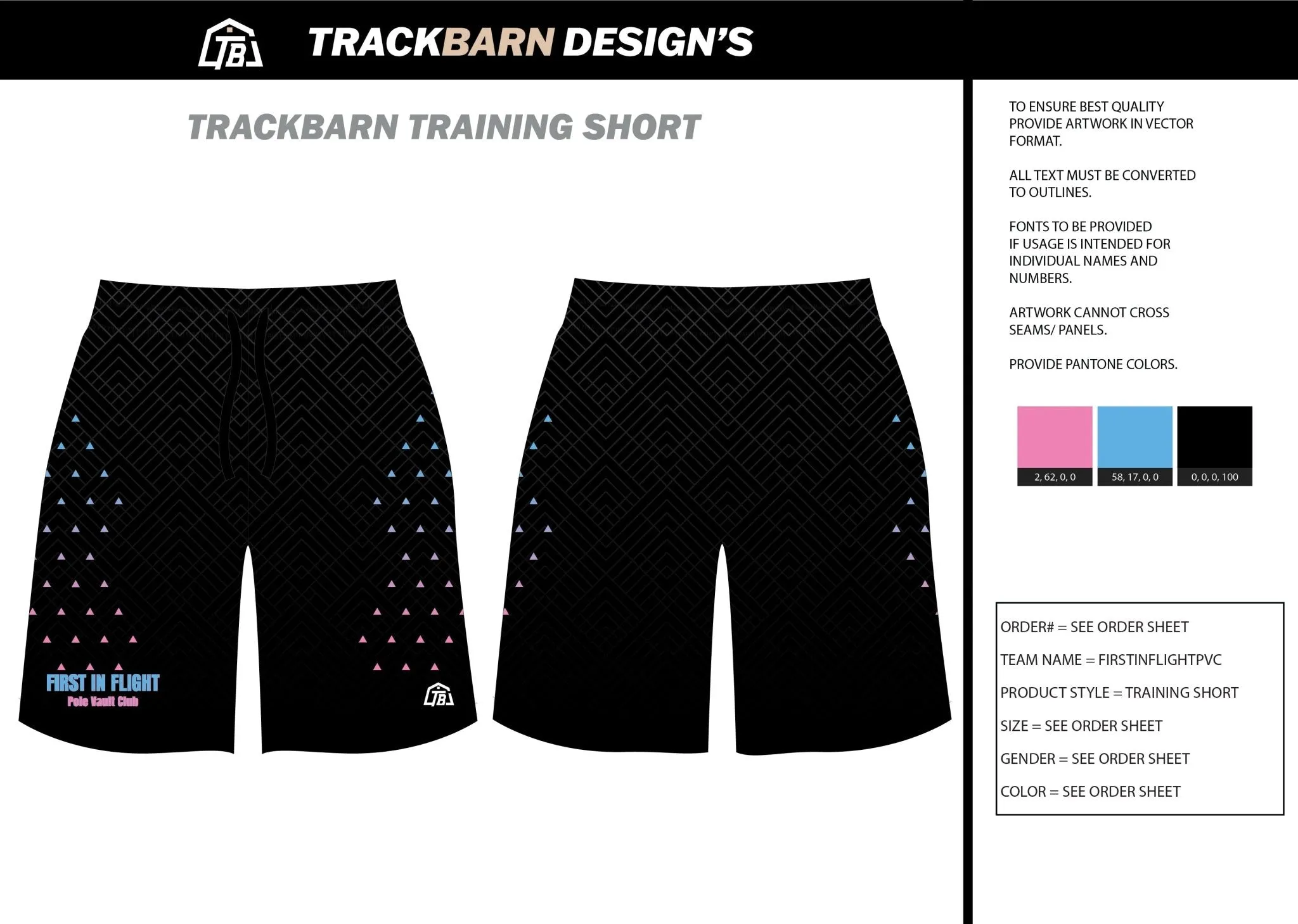 First IN-Flight- Mens Knit Shorts 9"