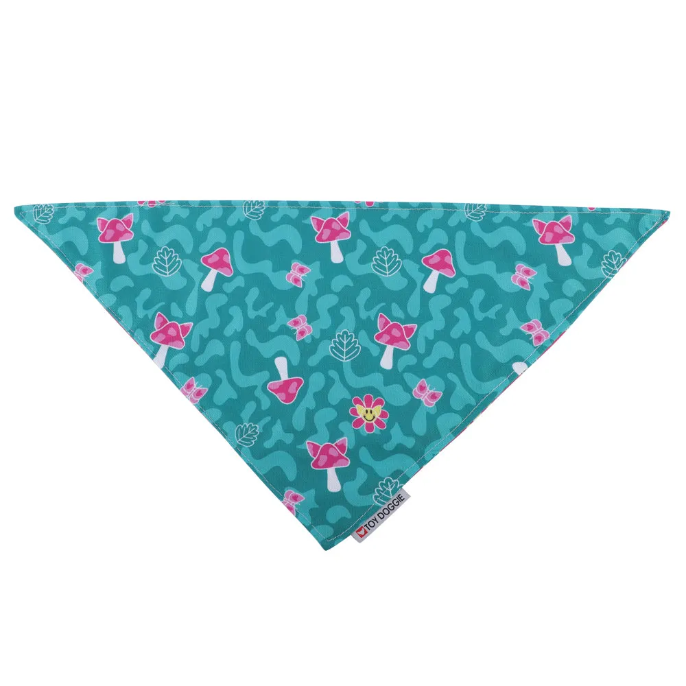 Fungi CoolCanine Reversible Bandana | It’s a Fluffing Vibe – Es Una Vibra Muy Perra