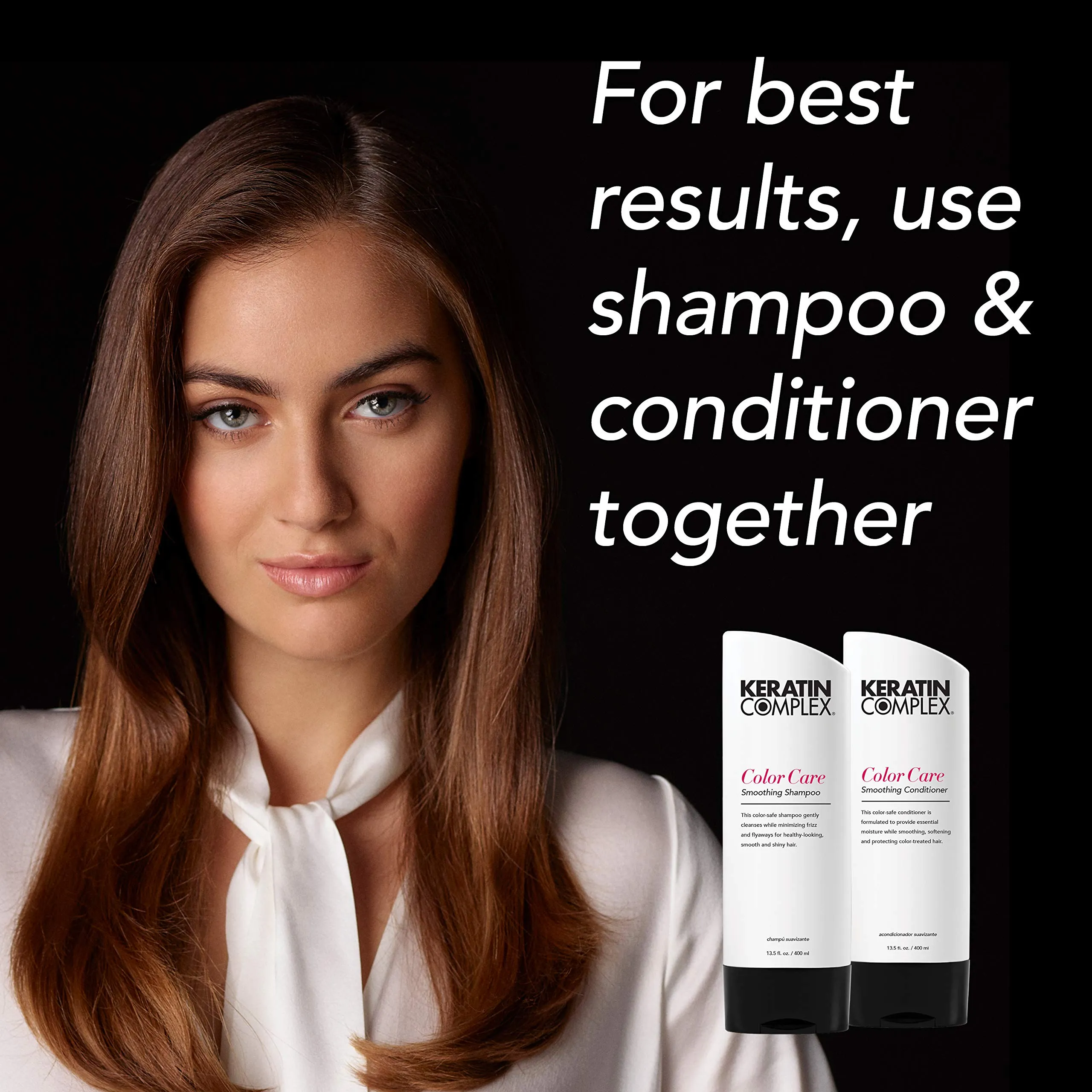 Keratin Complex Color Care Smoothing Shampoo, 13.5 Fl Oz