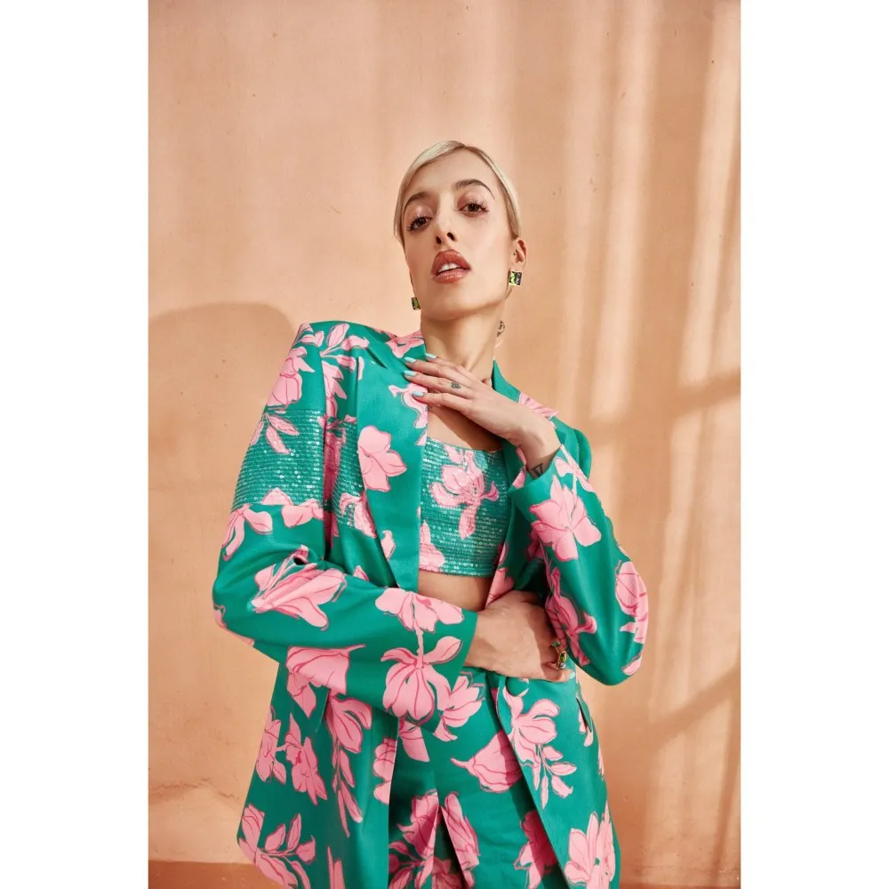 Label Deepika Nagpal Kelly Blazer Shamrock