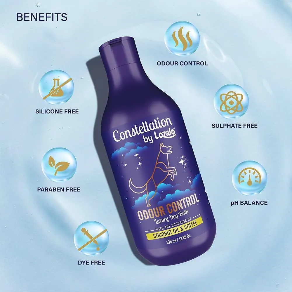 Lozalo Constellation Odour Control Coconut Oil and Coffee Shampoo for Dogs