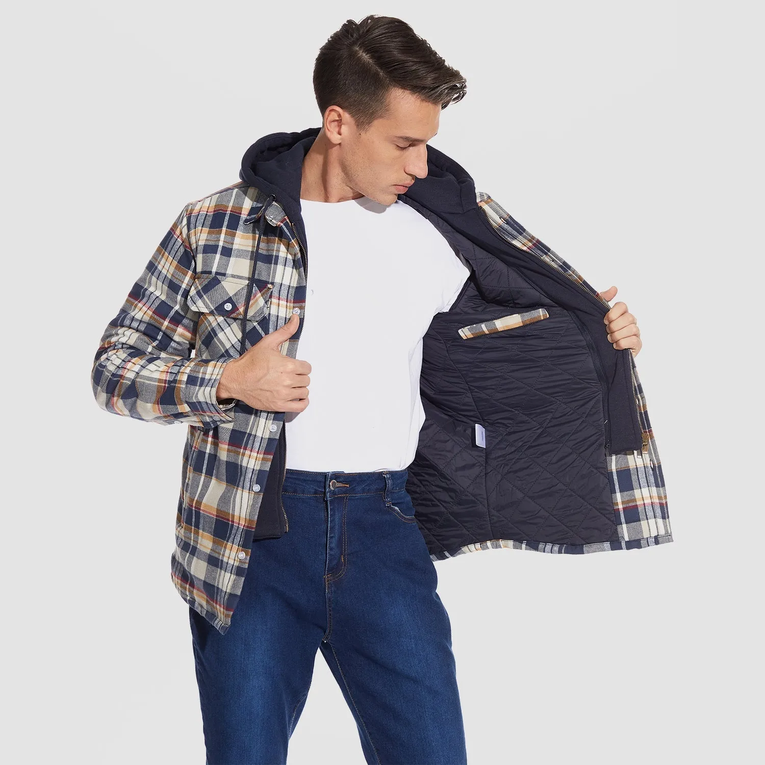 Lucas - Stylish Warm Hooded Jacket