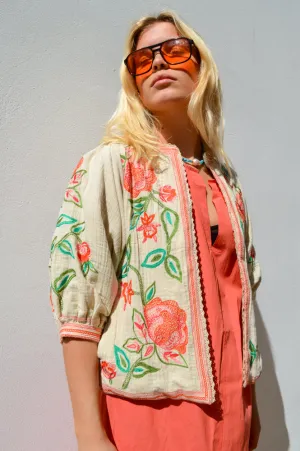 M.A.B.E Lucia Multi Embroidered Jacket