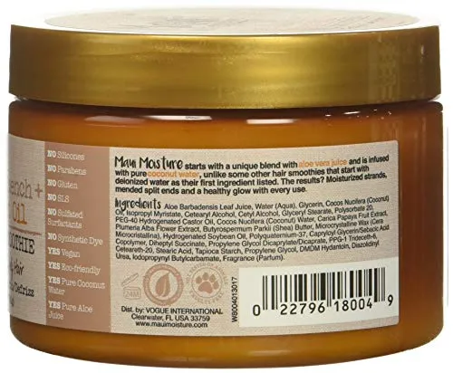 Maui Moisture Quench   Coconut Oil Curl Smoothie, 12 Ounce: Beauty