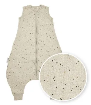 Meyco Baby Summer Sleep Overall Jumper Rib Mini Spot - Sand Melange - 104cm