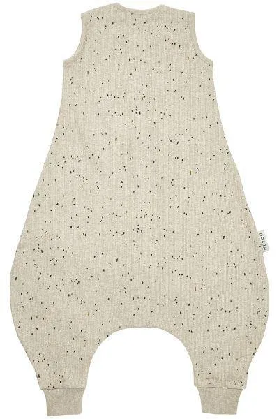 Meyco Baby Summer Sleep Overall Jumper Rib Mini Spot - Sand Melange - 104cm