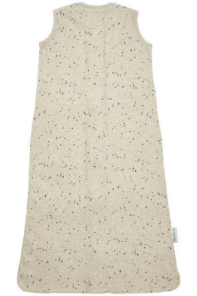Meyco Sleeping Bag Rib Mini Spot - Sand Melange - 70cm