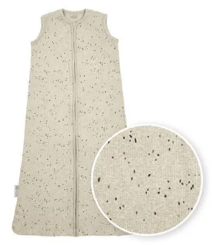 Meyco Sleeping Bag Rib Mini Spot - Sand Melange - 70cm