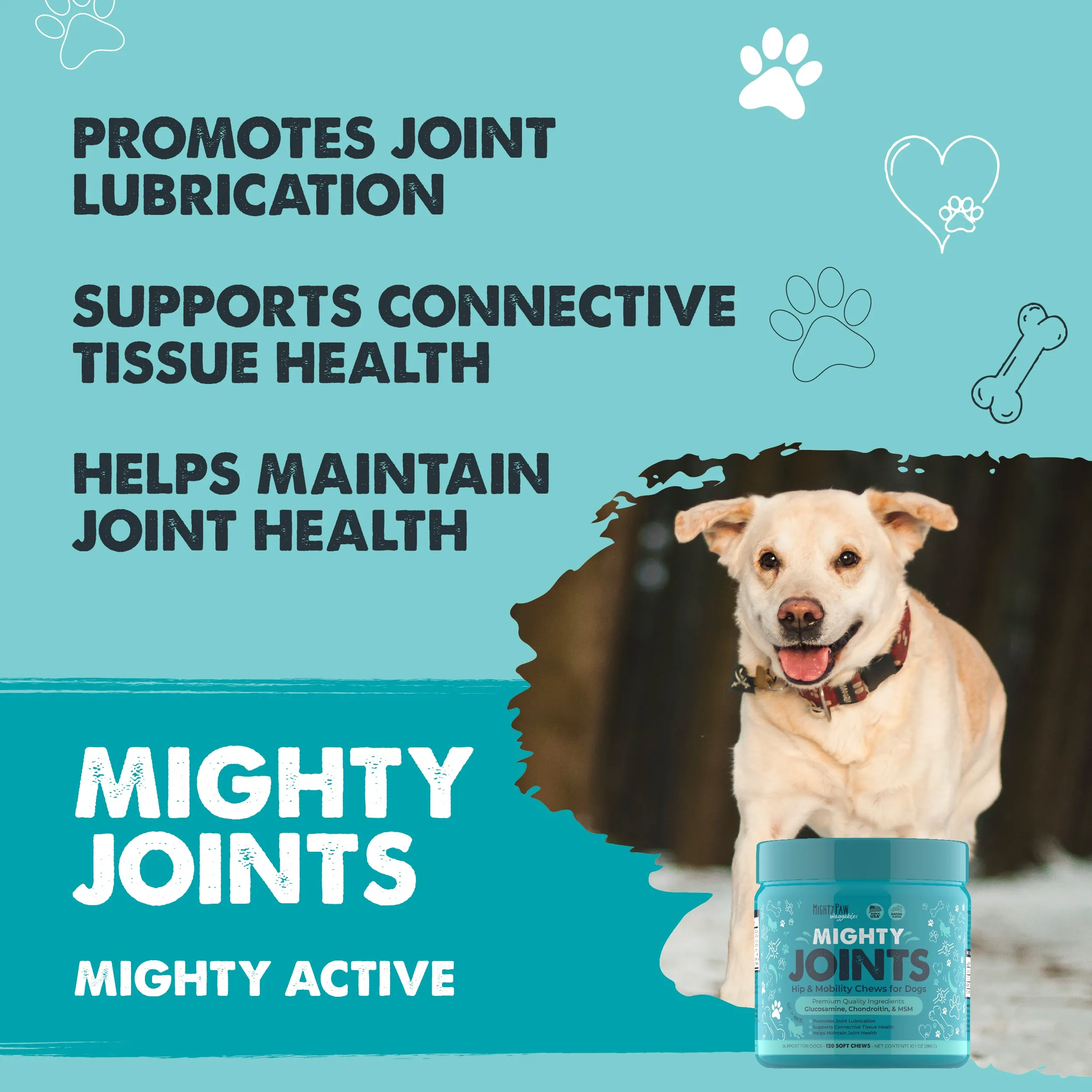 Mighty Joints: Hip & Mobility Supplement