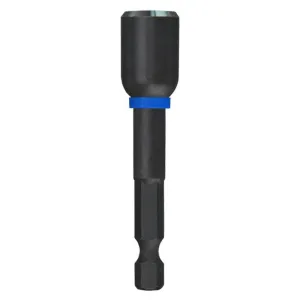 Milwaukee 49664535 3/8"x 65mm (2-1/2") Shockwave Magnetic Nutdriver Bit