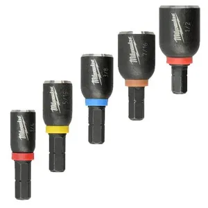 Milwaukee 49664563 5 Piece Shockwave Magnetic Nutdriver Bit Set
