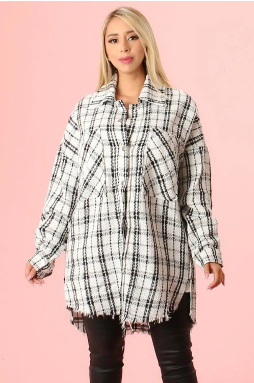Miranda oversized button shirt