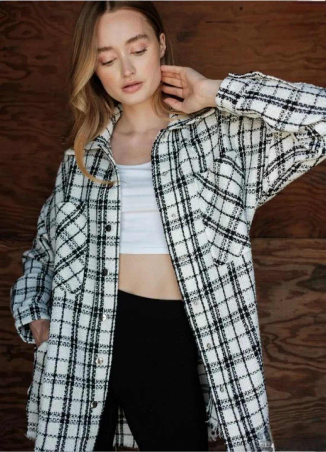 Miranda oversized button shirt