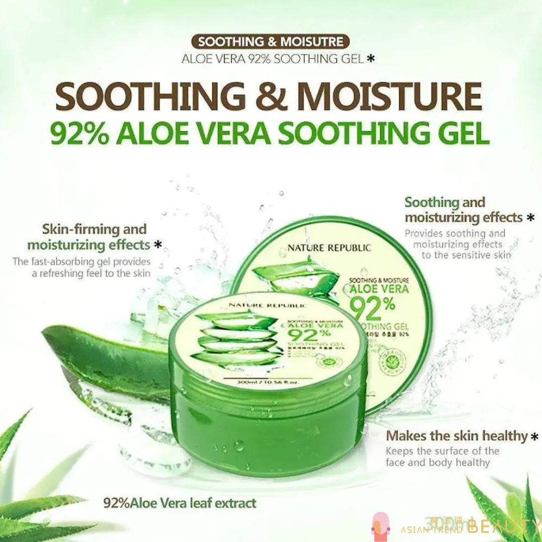 Nature Republic Soothing & Moisture Aloe Vera 92% Soothing Gel 300ml