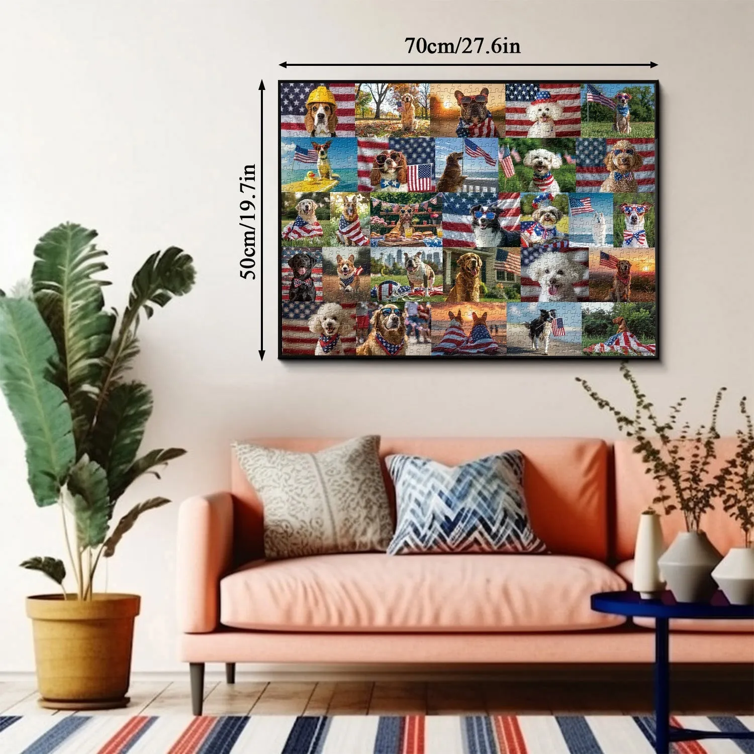 Patriot Dog Jigsaw Puzzle 1000 Pieces
