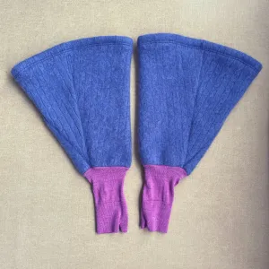 periwinkle & orchid cuffs