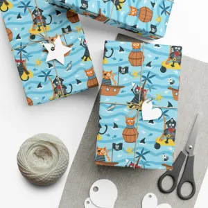 Pirate Cat Gift Wrap