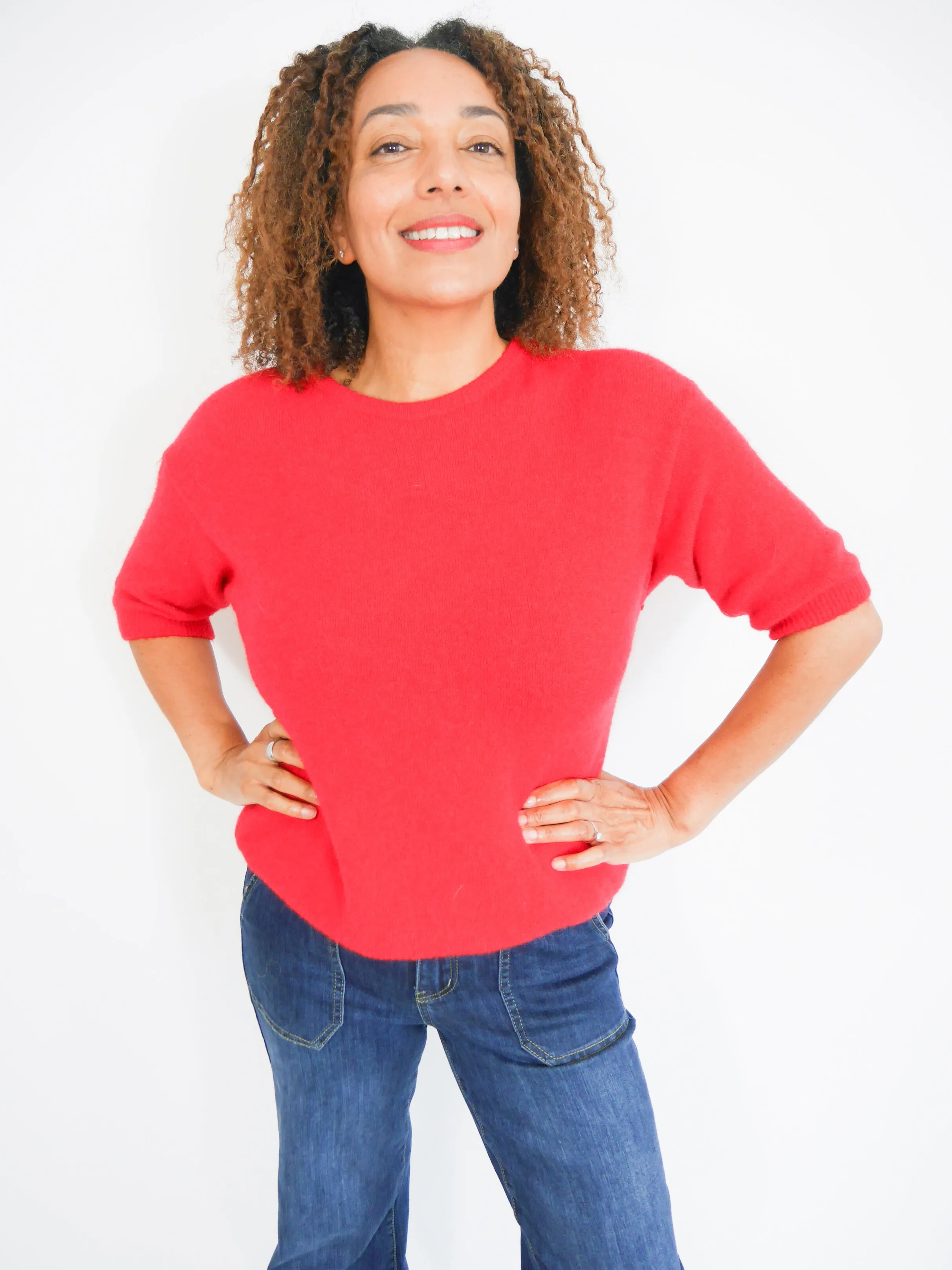 Rosie Knit Red