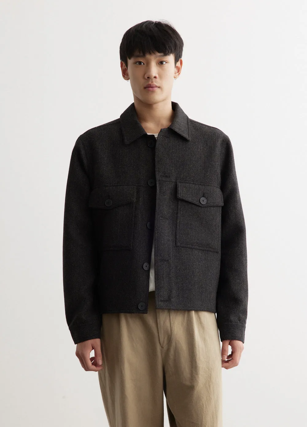Stereo Textured Work Jacket