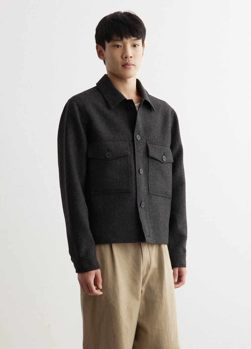 Stereo Textured Work Jacket