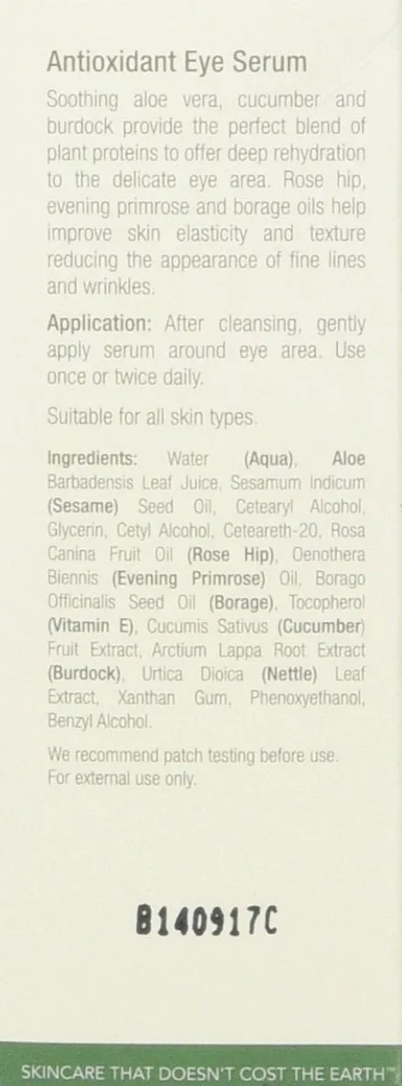 Sukin Eye Serum, 1.01 Fluid Ounce