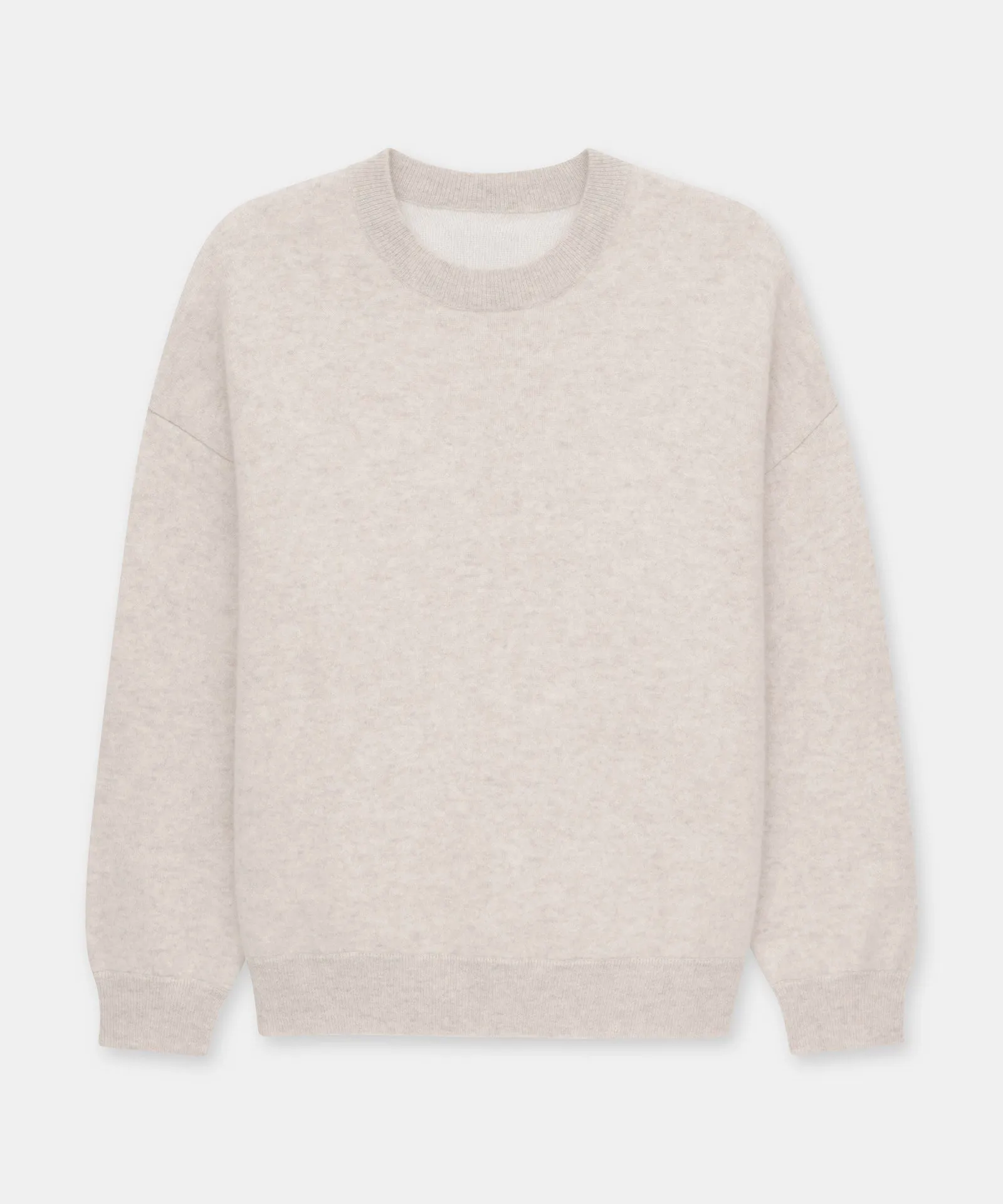 Super Luxe Cashmere Double Faced Crewneck