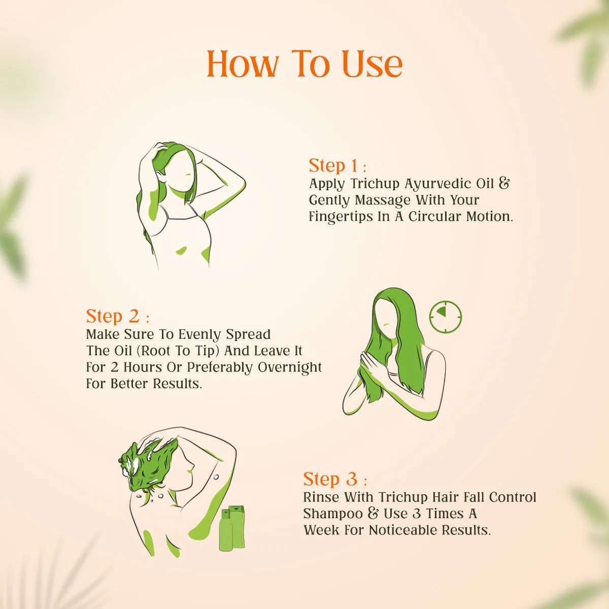 Trichup Hair Fall Control Oil(200ml) & Shampoo(640ml)