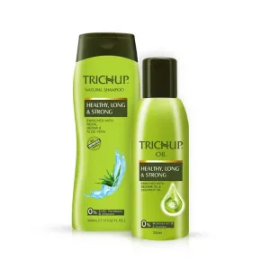 Trichup Healthy Long & Strong Oil(200ml) & Shampoo(400ml)