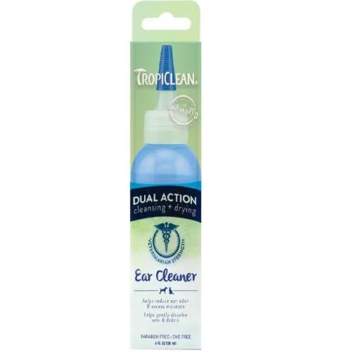 Tropiclean Dual Action Ear Cleaner 118ml