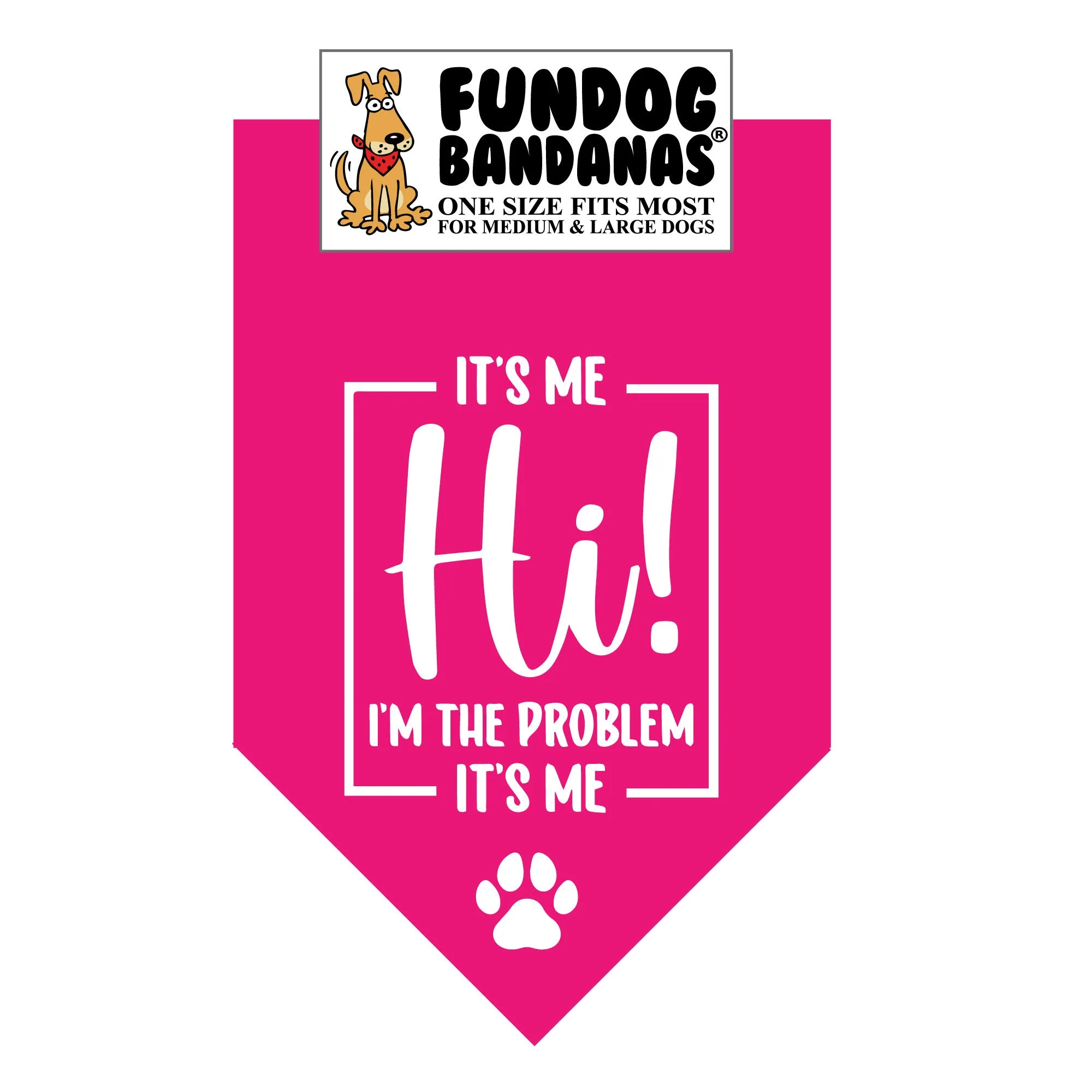 Wholesale Pack - It's Me HI I'm the Problem It's Me Bandana